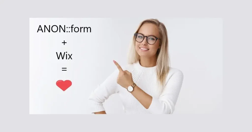 Free web forms are insecure! Comply with GDPR by protecting your Wix website with ANON::forms secure and anonymous web forms instead.