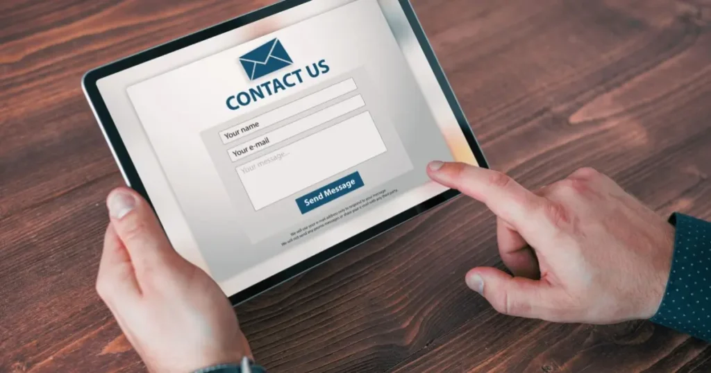 Secure and anonymous contact form